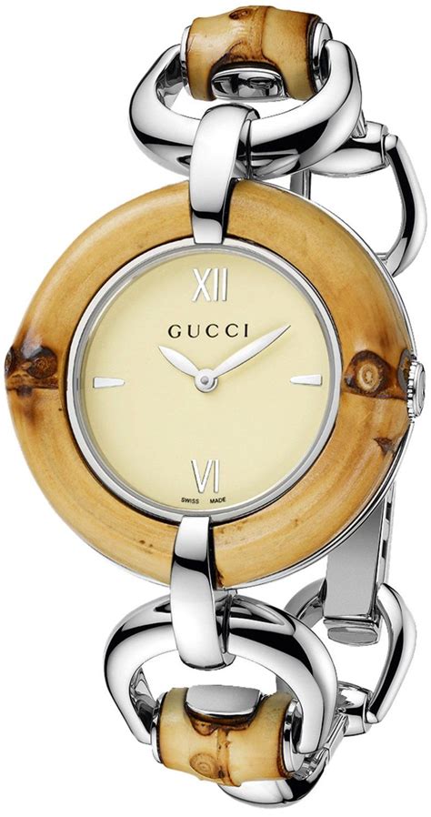 gucci bamboo watches ladies|gucci bangle watches for women.